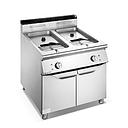 Furnotel 700 Series Electric 2-Tank 2-Basket Fryer with Cabinet FEFR0707EC / F7070EFR
