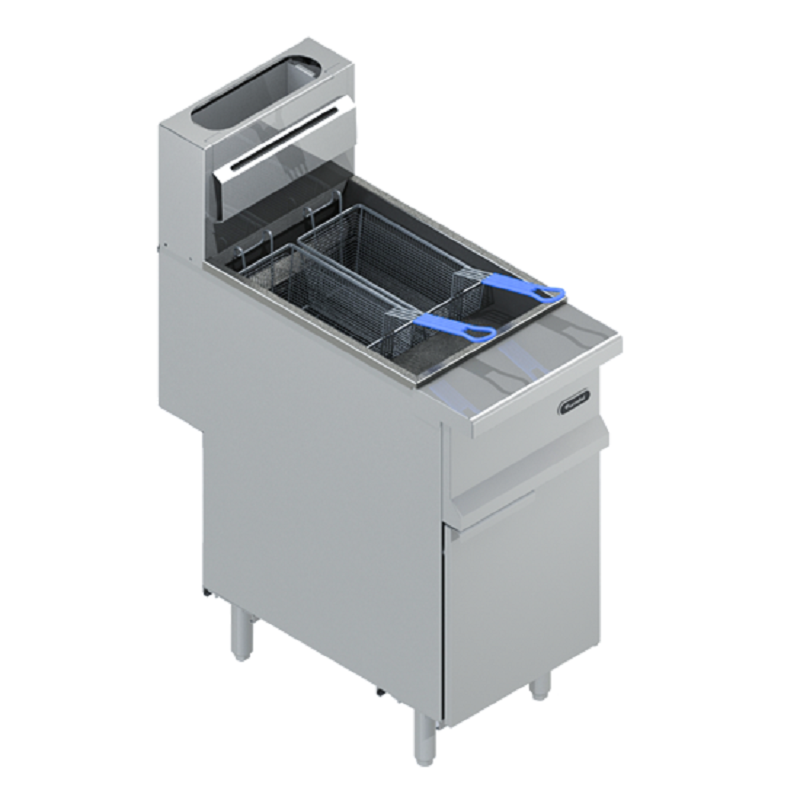 Furnotel M Series - Gas 1-Tank 2-Basket Fryer FMFR0408G