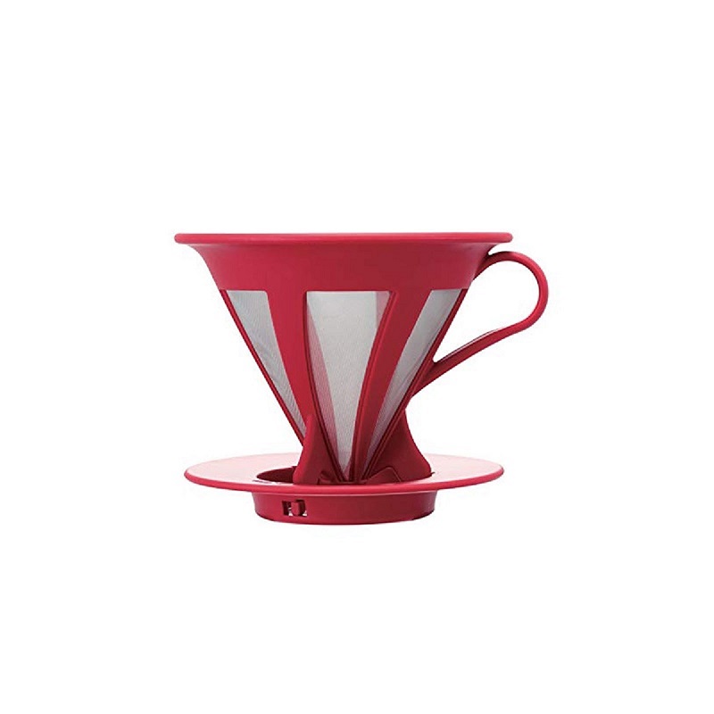 Hario CFOD-02-R Dripper V60 Metal Filter (Red)