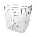 Rubbermaid Space Saving Cont Sq 8qt/7.6l Clr / FG630800CLR