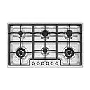 SMEG PGF96 Gas Hob, 90 cm, Classica Aesthetic (Stainless Steel)
