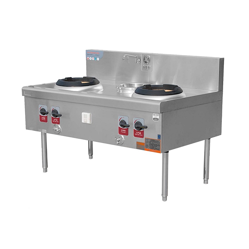 Furnotel 1500 Wok Stove With 2-Burner and 1-Warmer / K1382-2