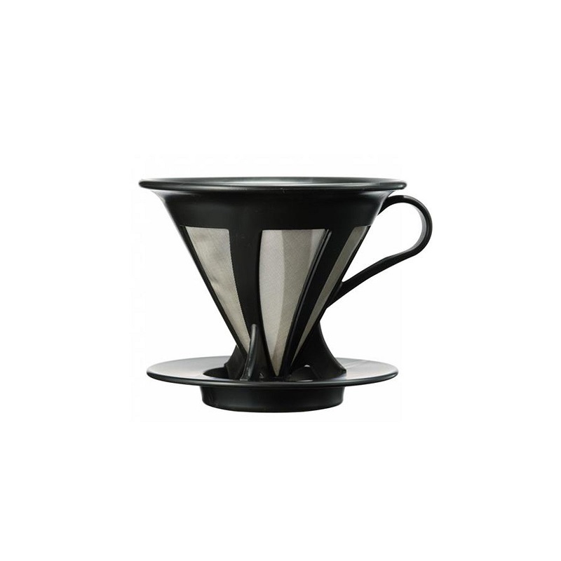 Hario CFOD-02-B Dripper V60 Metal Filter (Black)