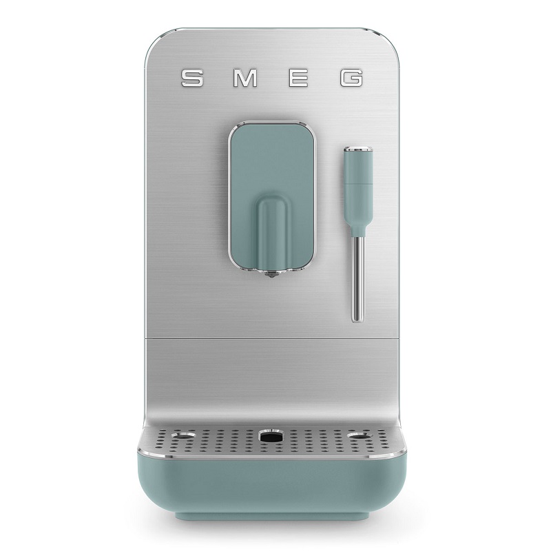 SMEG Automatic Coffee Machine with Milk Frother (BCC02) Emerald Green