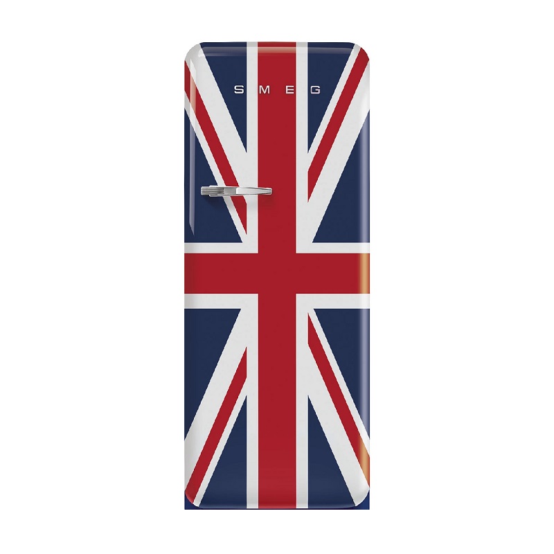SMEG Free Standing Refrigerator One Door (FAB28R) Uk Flag