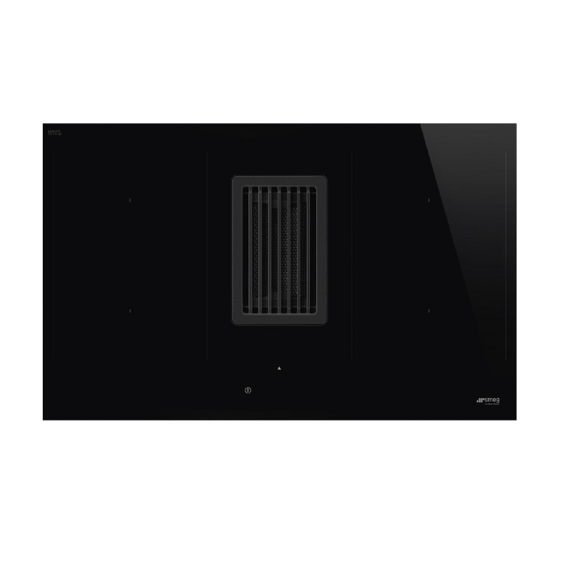 SMEG HOBD482D Induction hob with integrated hood, 80 cm, Universale Aesthetic (Black)