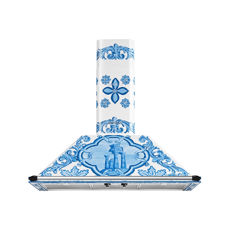 SMEG KT90DGM Wall Hood, 90cm, Portofino D&G